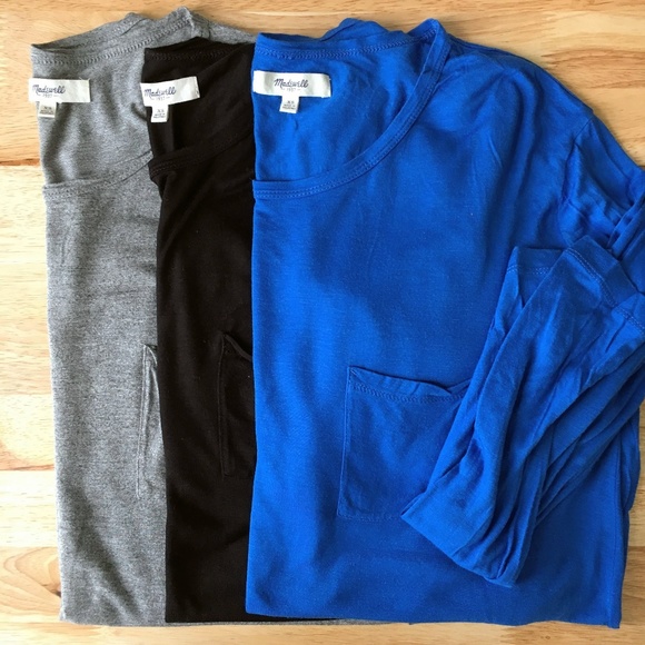 Madewell Tops - Madewell BUNDLE: Women's Long Sleeve Tees, Size XS